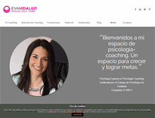 Tablet Screenshot of evahidalgocoach.com